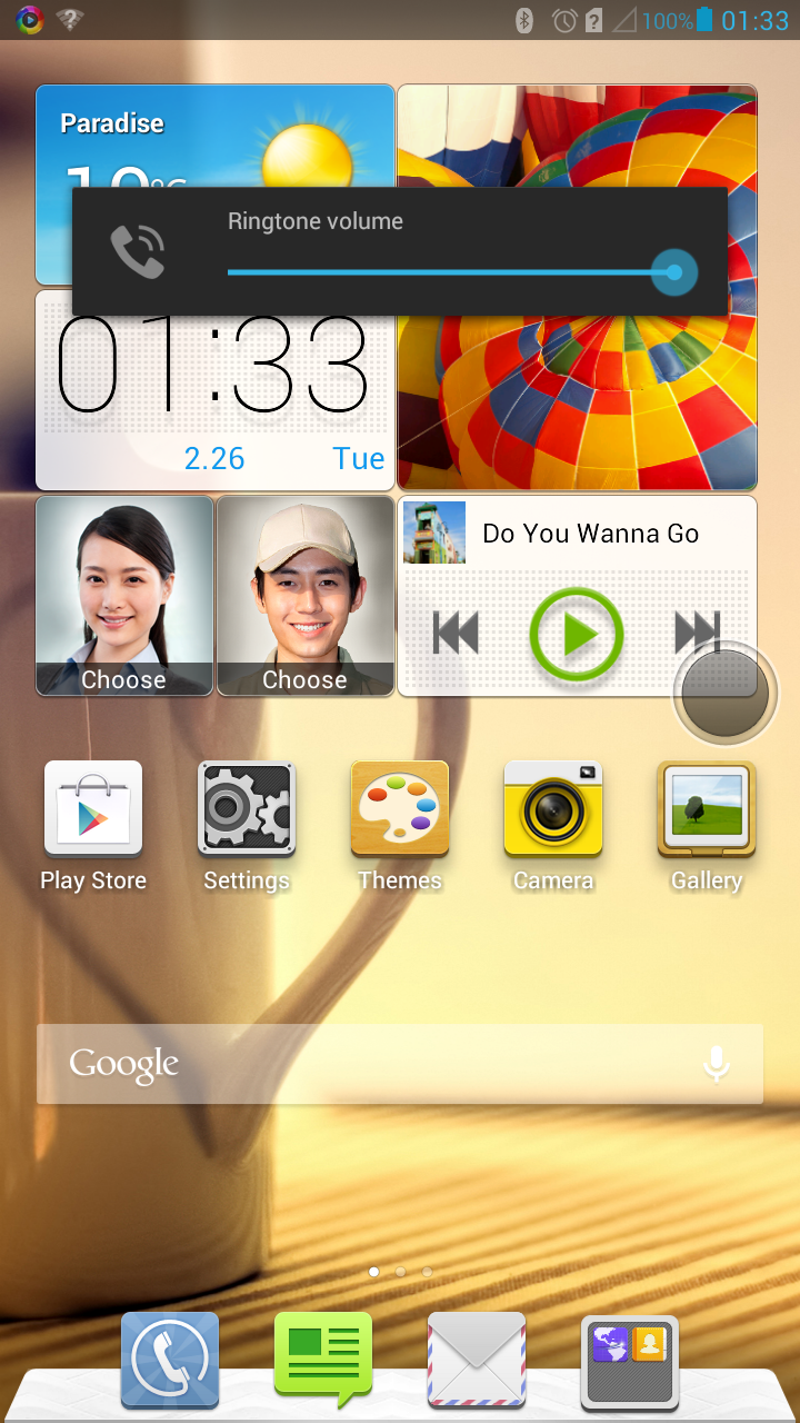 Domovská obrazovka (MWC)