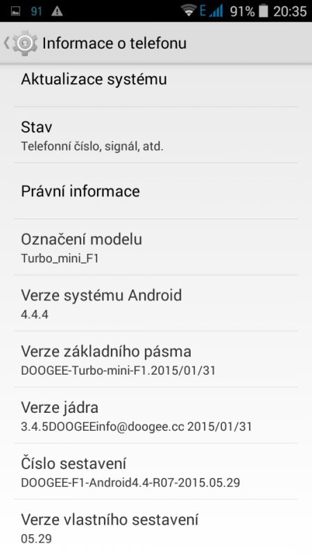 Doogee Turbo-mini F1