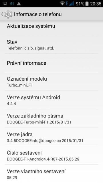 Doogee Turbo-mini F1