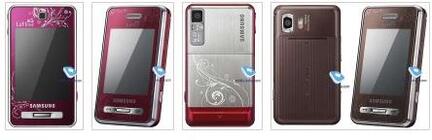 Dotykový Samsung F480 ve dvou speciálních edicích