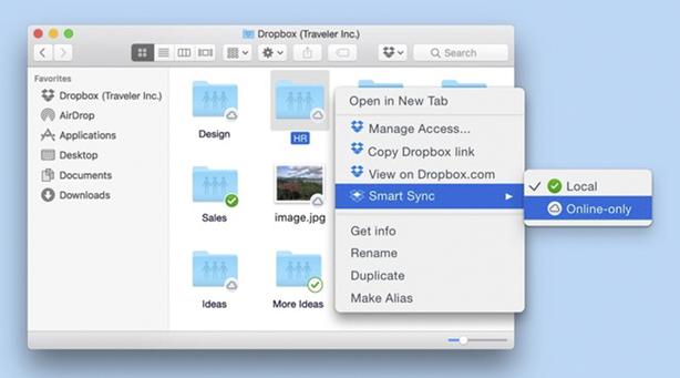 Dropbox Smart Sync