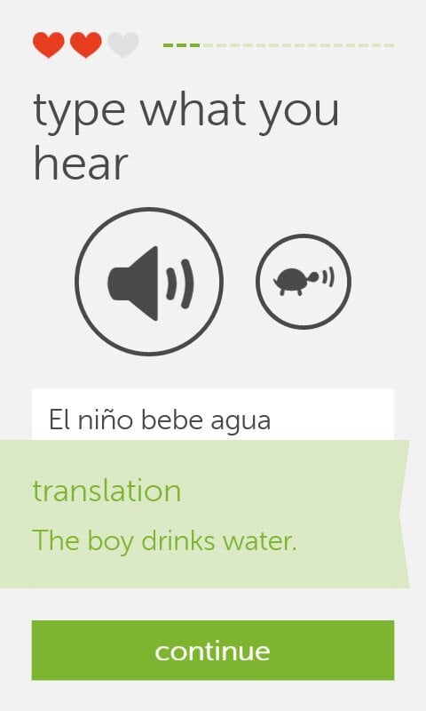 Duolingo pro Windows Phone
