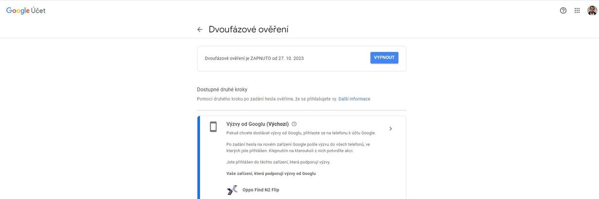 Dvoufaktorové ověření