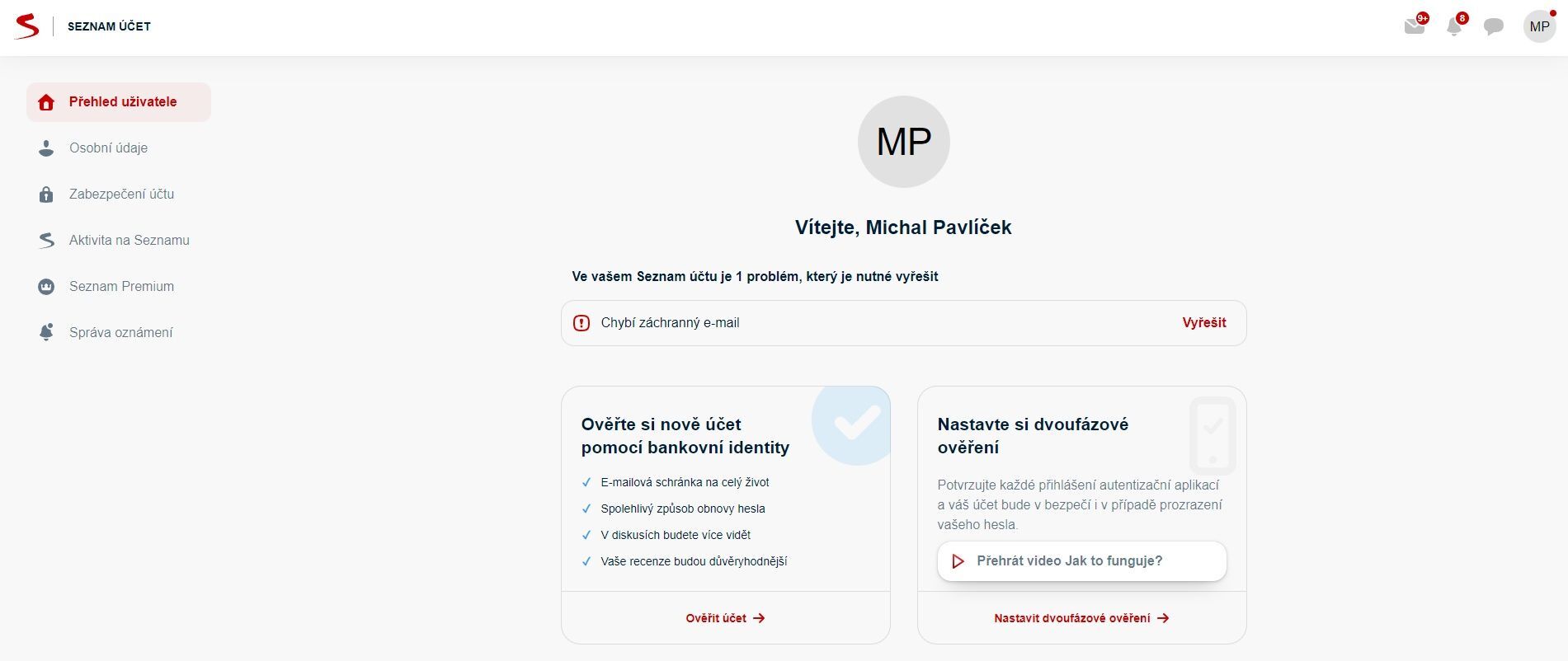 Dvoufaktorové ověření