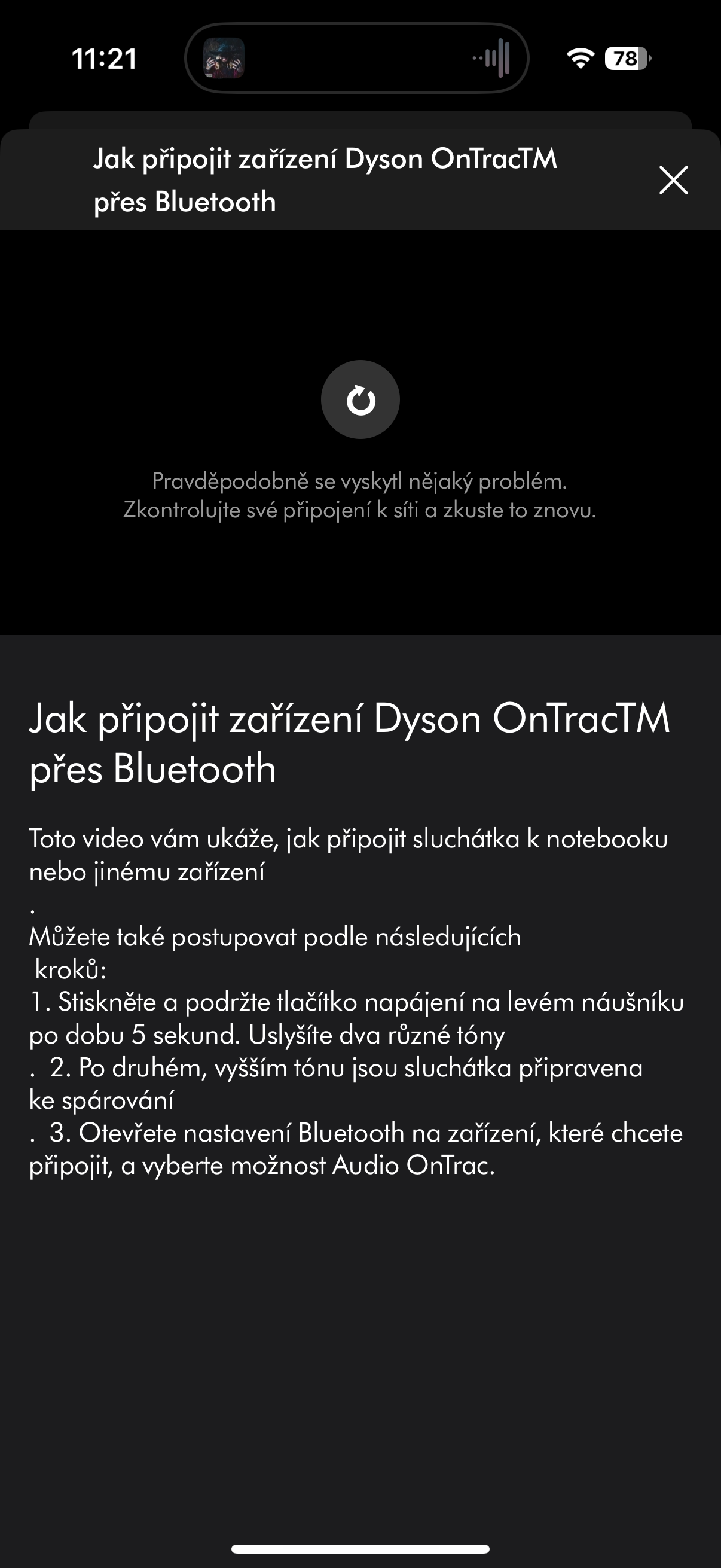 Dyson OnTrac