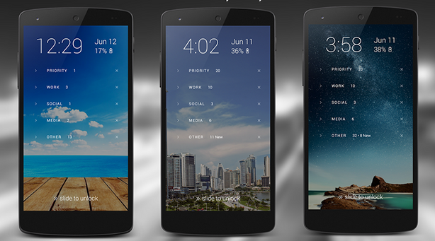Echo Notification Lockscreen