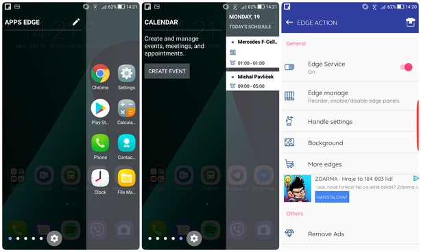 Edge Action - S8 Edge Launcher, Sidebar, Contact