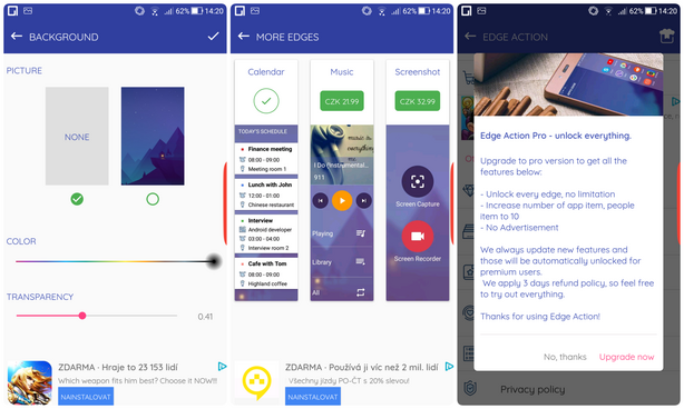 Edge Action - S8 Edge Launcher, Sidebar, Contact
