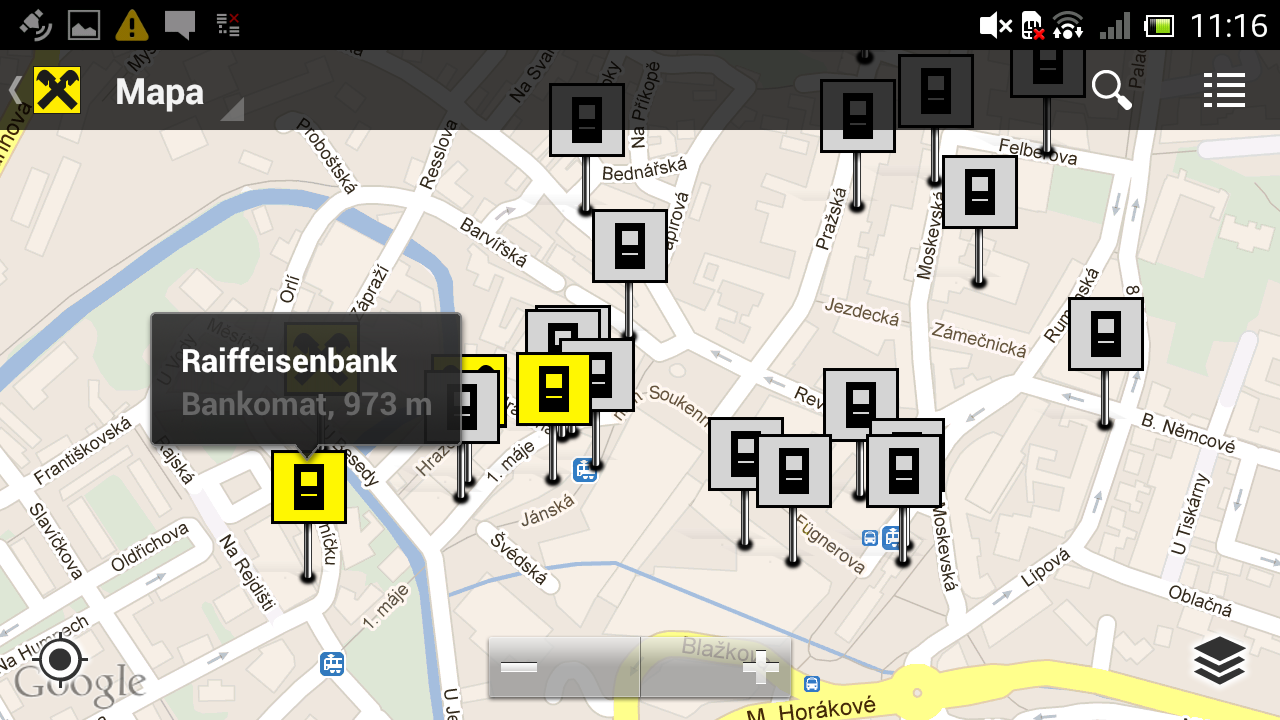 eKonto Raiffeisenbank pro Android