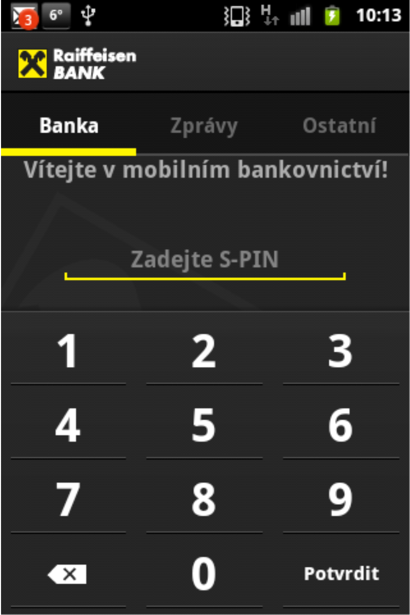 eKonto Raiffeisenbank pro Android