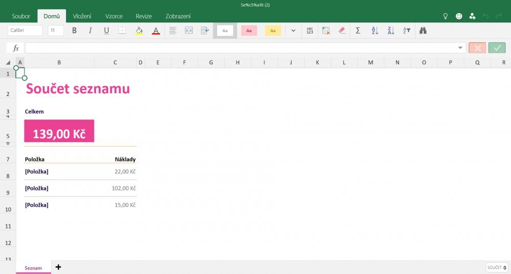 Excel for Windows 10