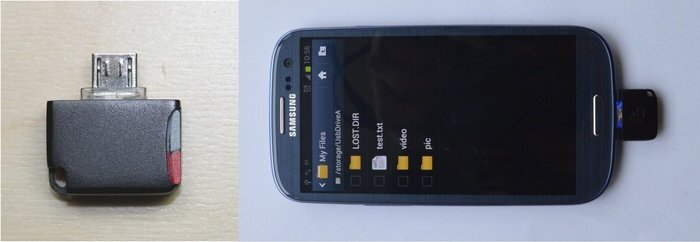 Externí čtečka microSD karet pro Android