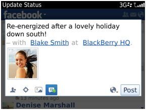 Facebook for BlackBerry v3.0