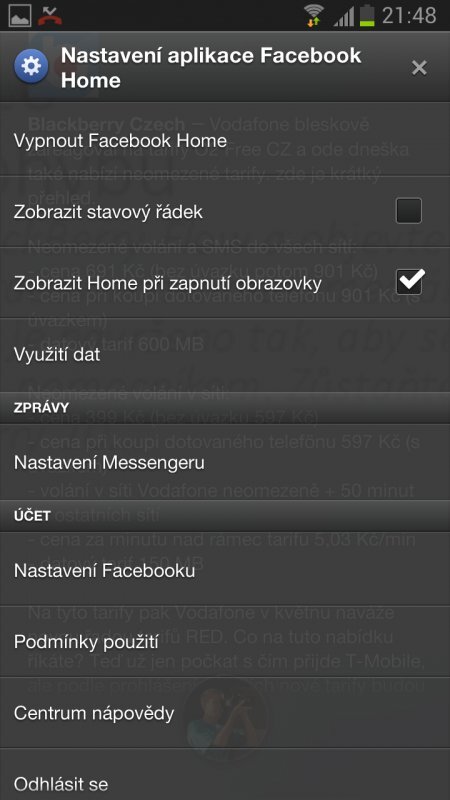 Facebook Home