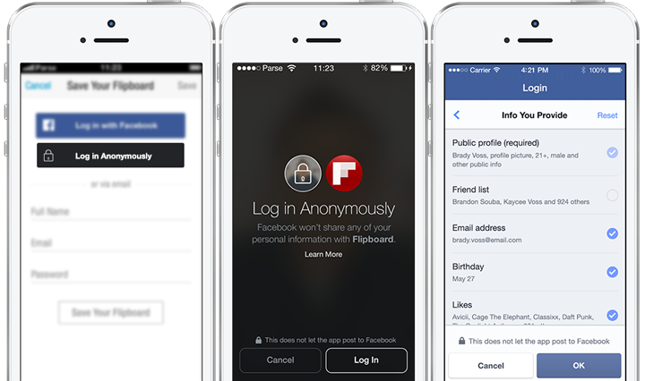 Facebook LogIn