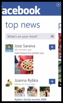 Facebook na Windows Phone