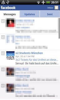 Facebook pro Android