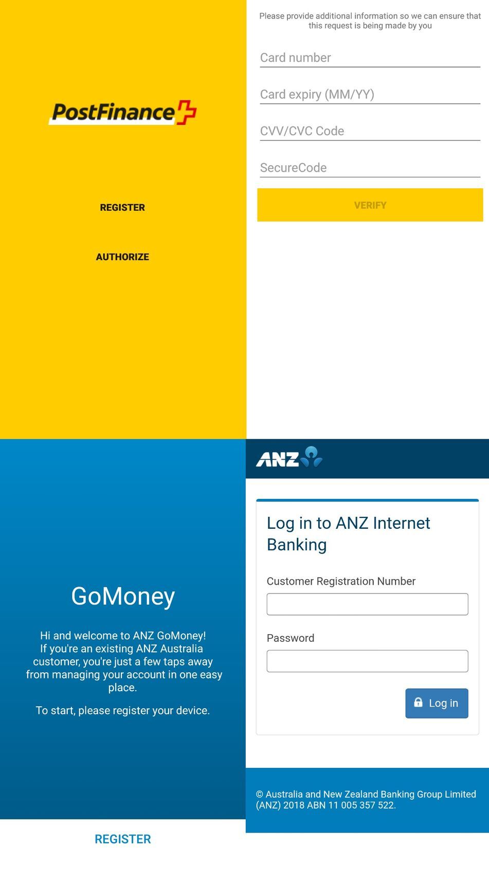 Falešné bankovnictví