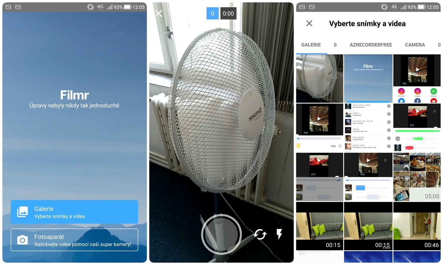 Filmr: Jednoduchý Editor Videí pro Fotky, Hudbu AR