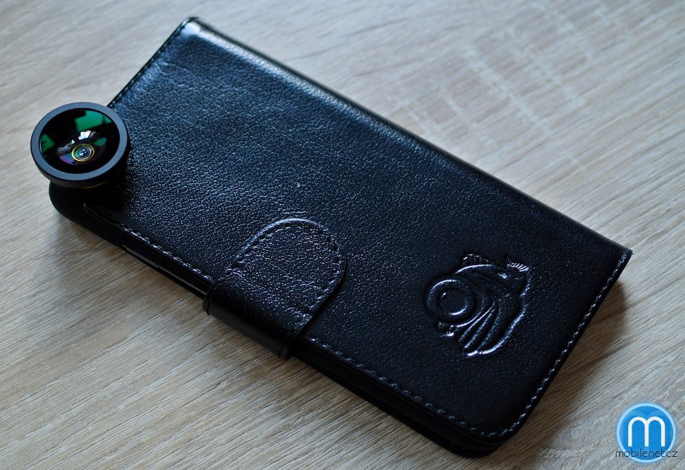 flip cover black eye kůže