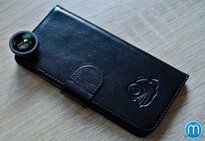 flip cover black eye kůže