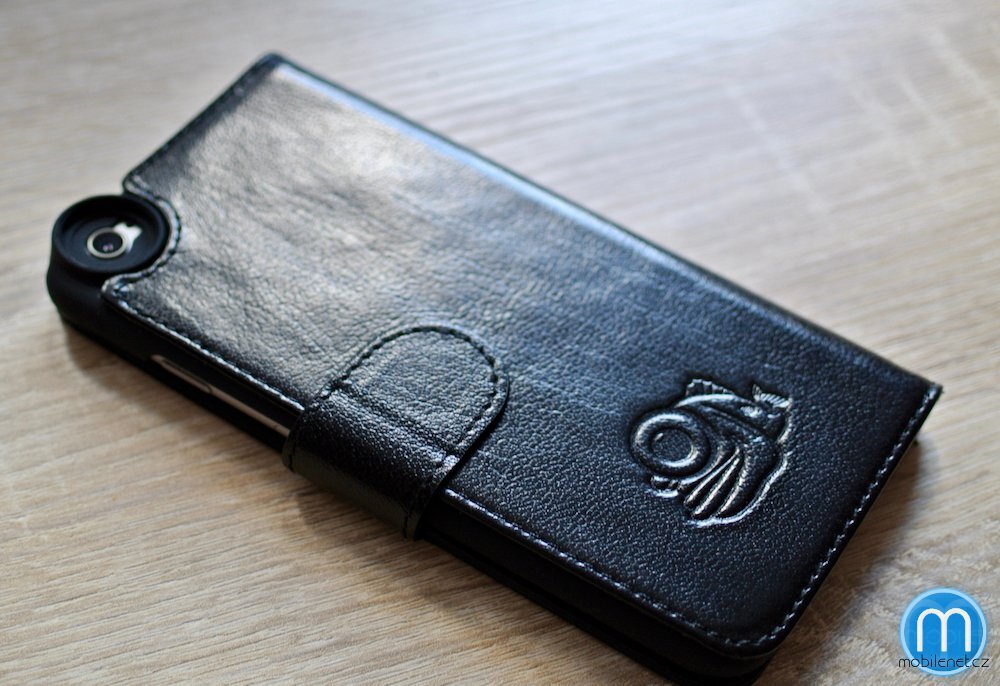 flip cover black eye kůže