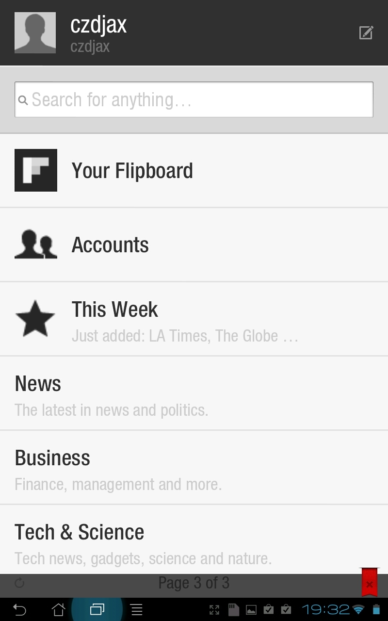 Flipboard pro Android