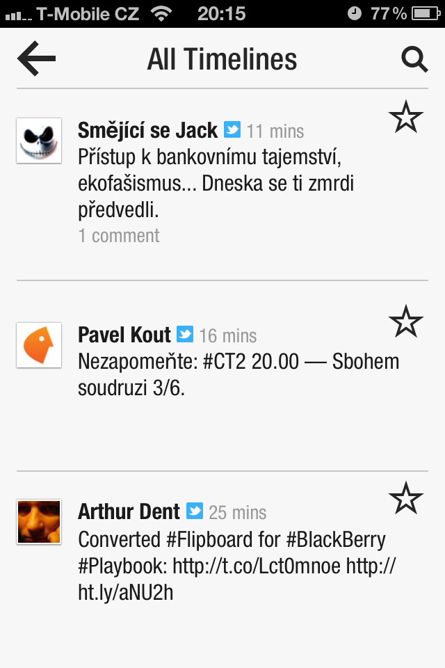 Flipboard pro iPhone