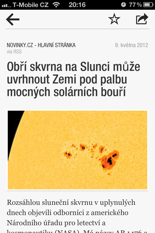 Flipboard pro iPhone