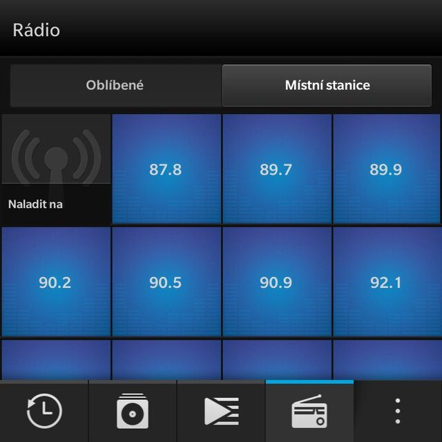 FM radio BlackBerry 10