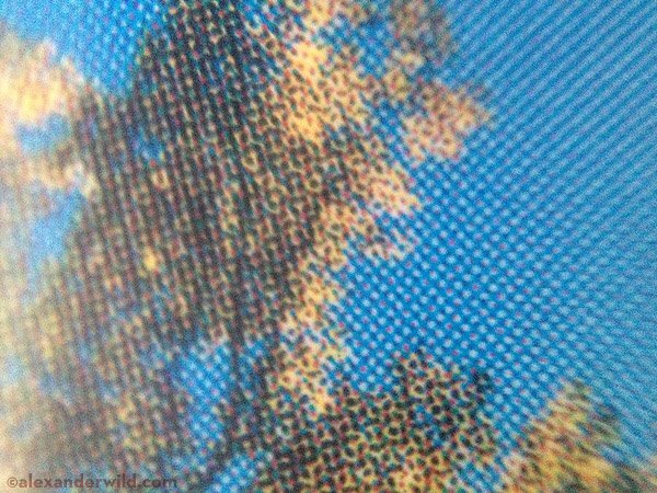 Fotka skrze kapku vody