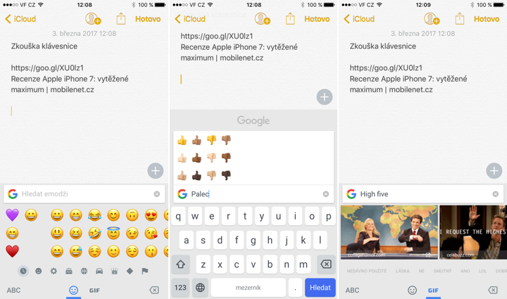 GBoard for iPhone 2