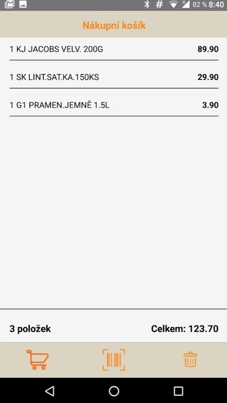 Globus Scan&Go v mobilu