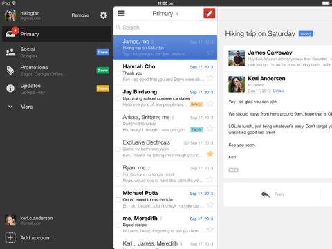 Gmail pro iOS