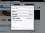 Google Chrome pro iPad