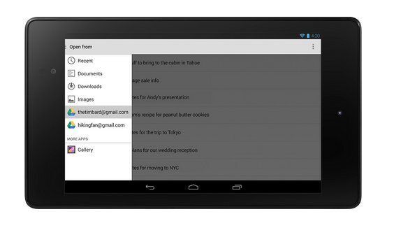 Google Drive KitKat