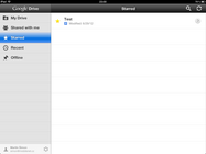 Google Drive pro iPad