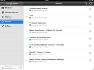 Google Drive pro iPad
