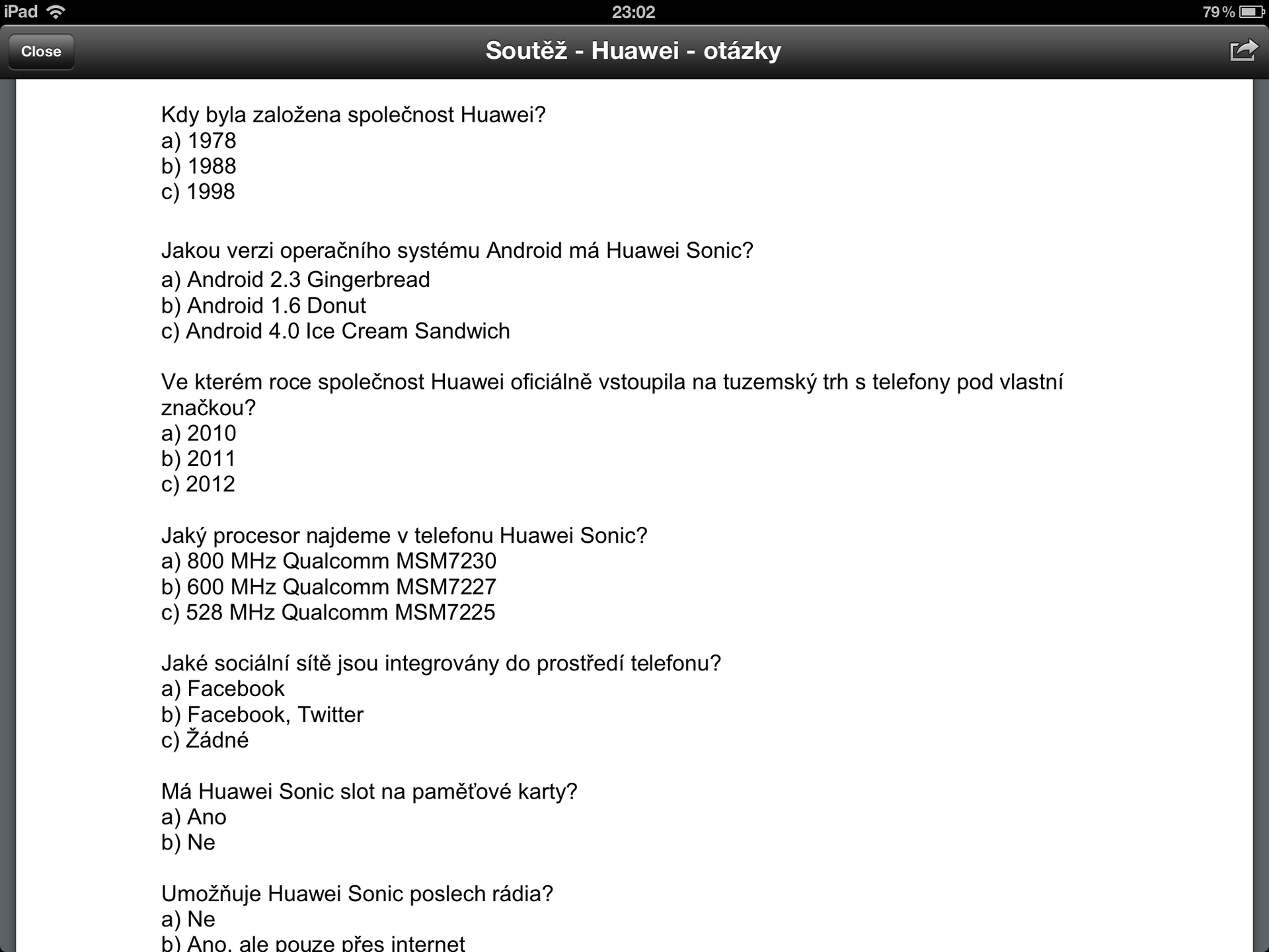 Google Drive pro iPad