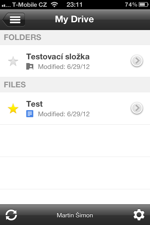 Google Drive pro iPhone