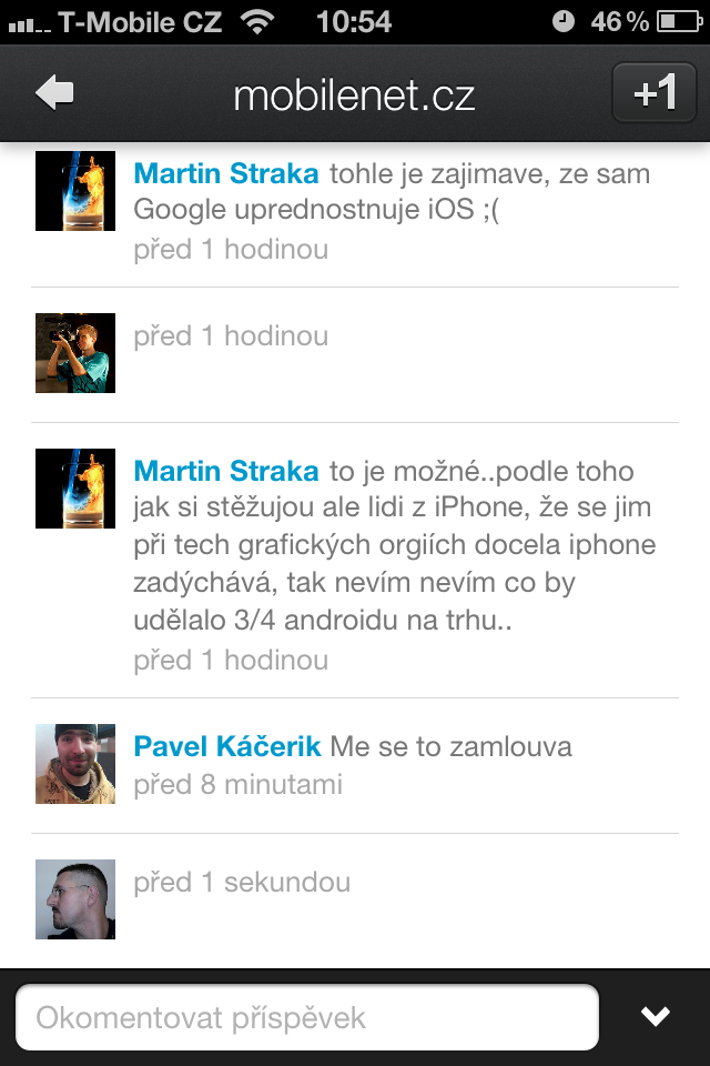 Google+ iOS