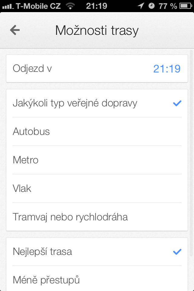 Google Mapy pro iOS