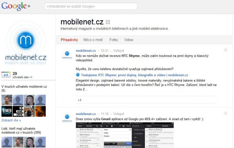 Google+ mobilenet.cz