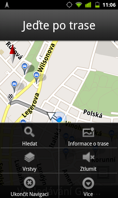 Google navigace v ČR