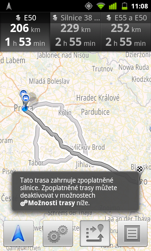 Google navigace v ČR