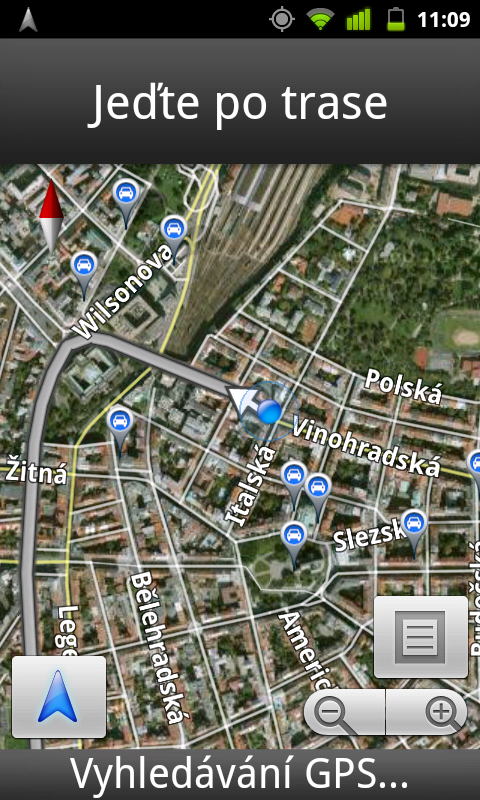 Google navigace v ČR