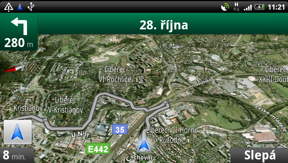 Google navigace v ČR