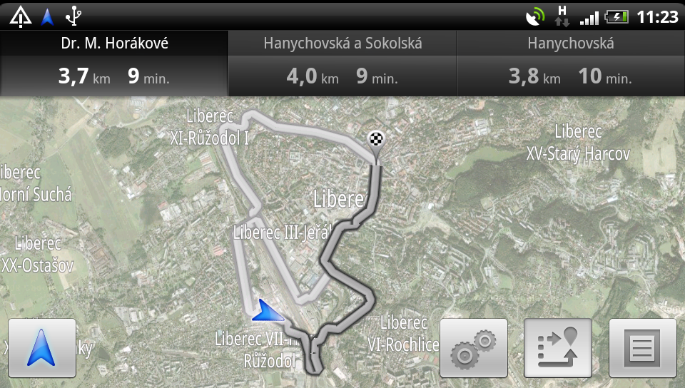 Google navigace v ČR