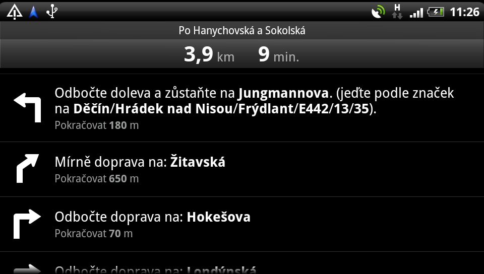 Google navigace v ČR