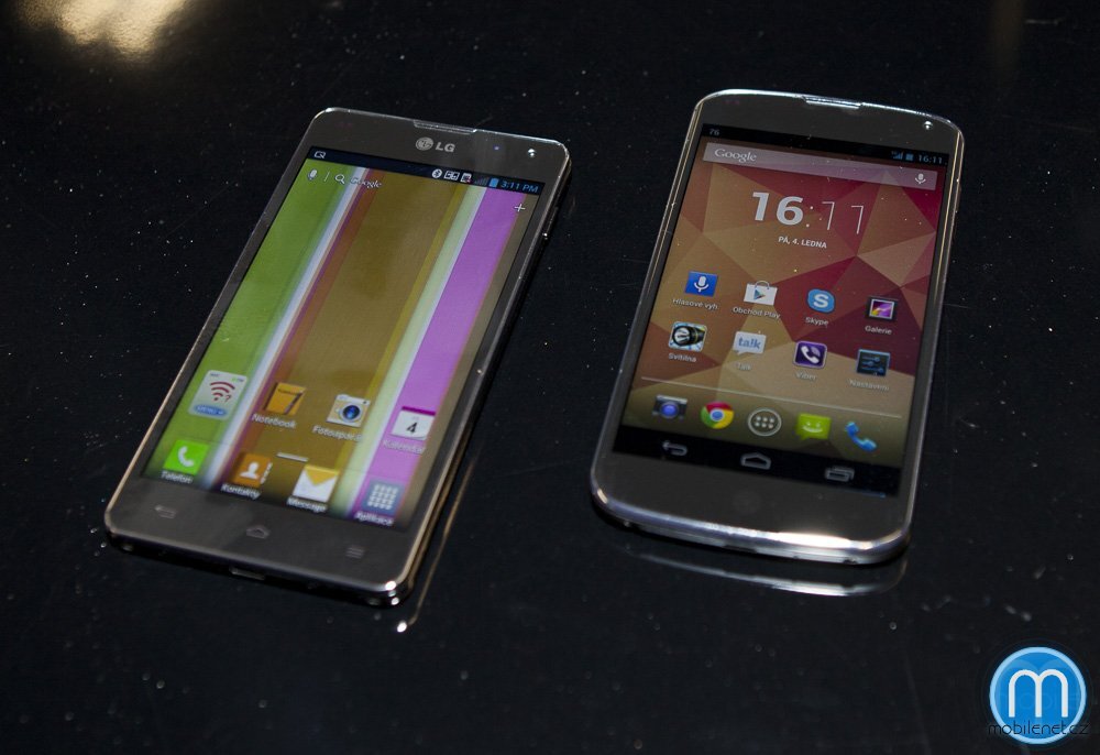 Google Nexus 4 a LG Optimus G